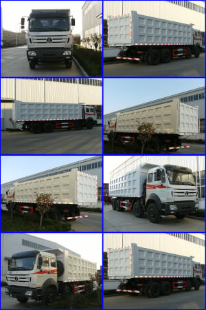 Beiben 8x4 dump truck price